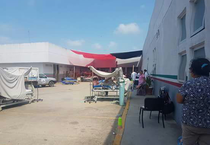 Sismo provoca desalojo en Hospital de Especialidades del Istmo de Oaxaca