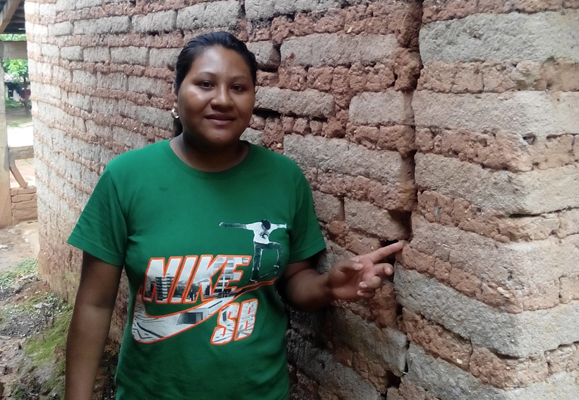 Daños menores en la Costa Chica de Oaxaca