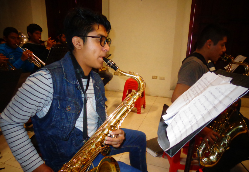 50 años de la banda de música de viento en Tecolotitlán, Oaxaca