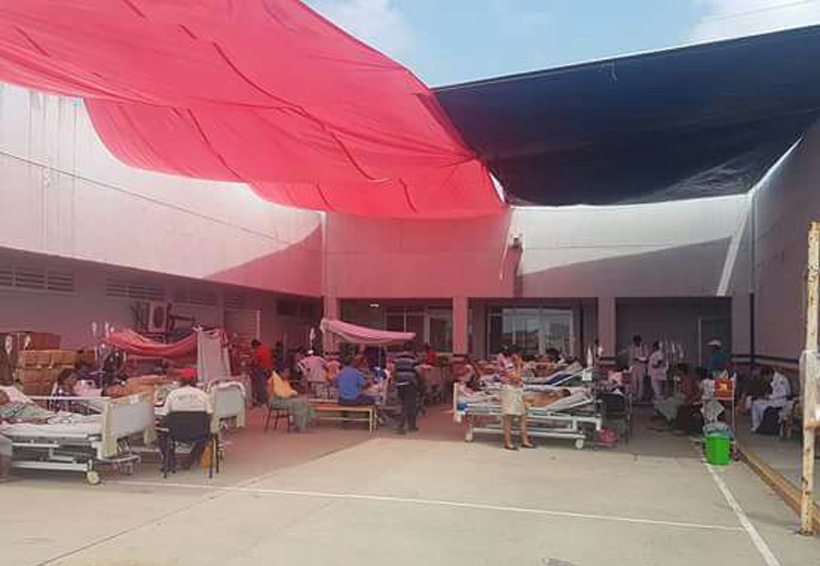 Sismo provoca desalojo en Hospital de Especialidades del Istmo de Oaxaca