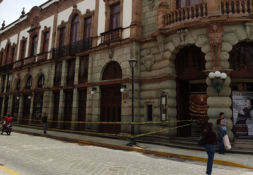 En Oaxaca afectados, los Teatros Macedonio Alcalá y Juárez