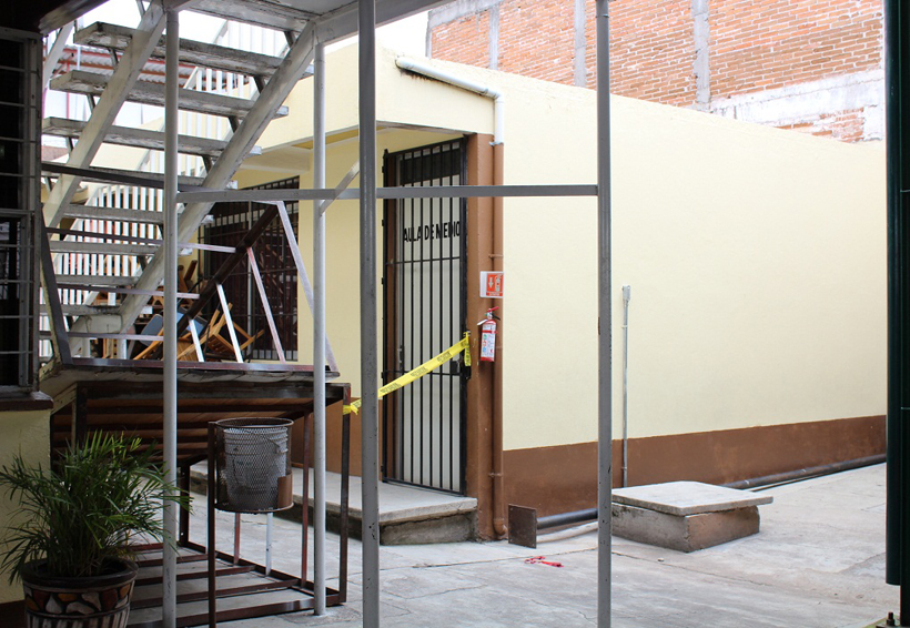 La escuela más antigua de Huajuapan presenta daños significativos