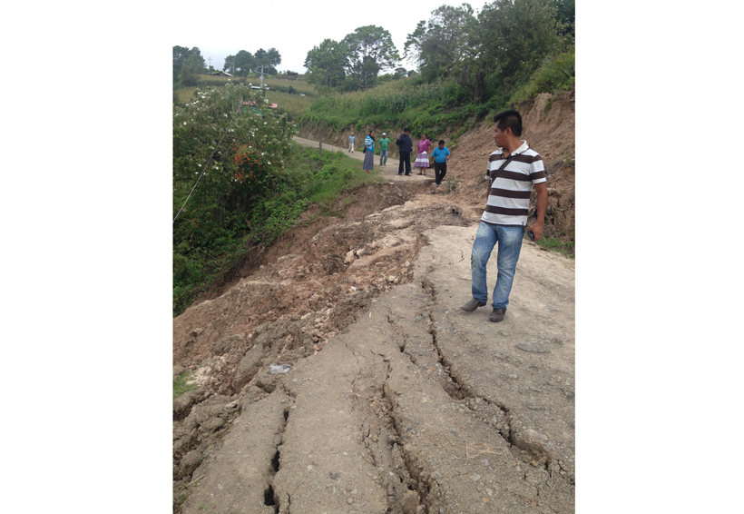 Magdalena Peñasco entre hundimientos, albergue y hogares evacuados