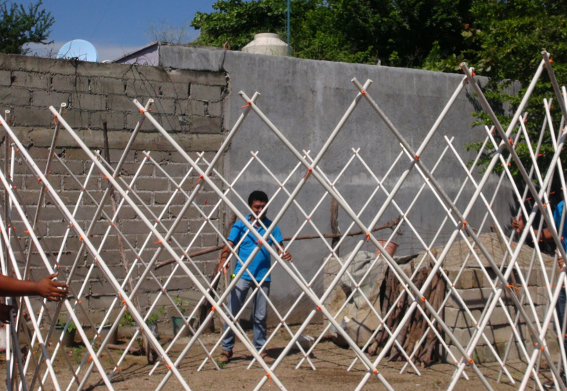 Preparan yurtas en el Istmo de Oaxaca