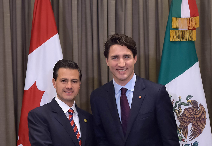 Trudeau le dice a EPN que es necesario “fortalecer” lazos económicos con México | El Imparcial de Oaxaca
