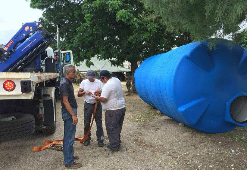 Instalan cisternas móviles para abastecer de agua a ciudadanos de Salina Cruz | El Imparcial de Oaxaca