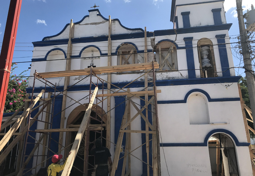 Avanza la restauración de las iglesias del Istmo de Oaxaca