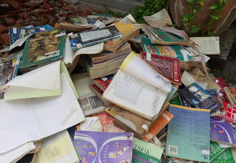 En Juchitán se pierde acervo literario de la Biblioteca Gabriel López Chiñas