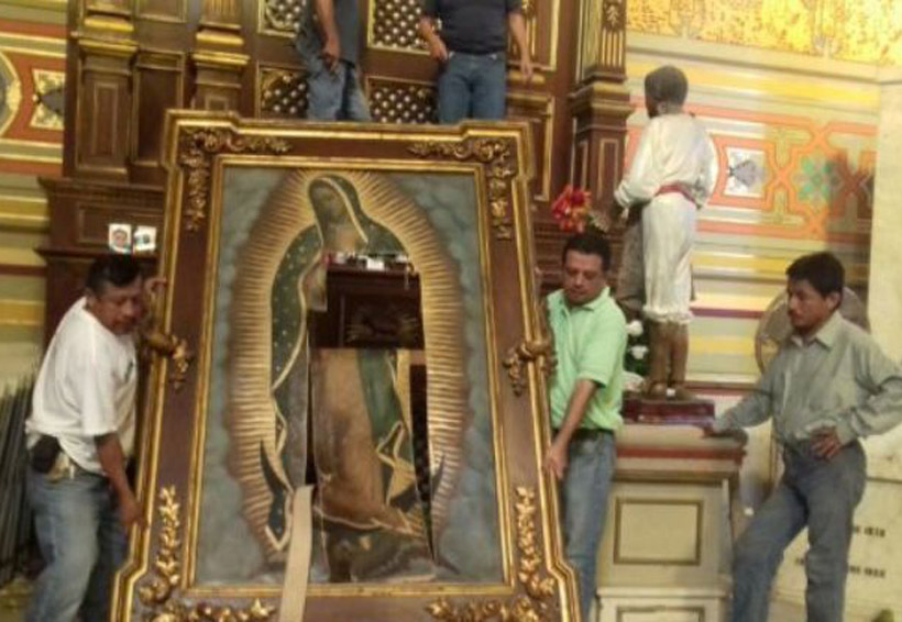 Mujer destroza imagen de la Virgen de Guadalupe | El Imparcial de Oaxaca