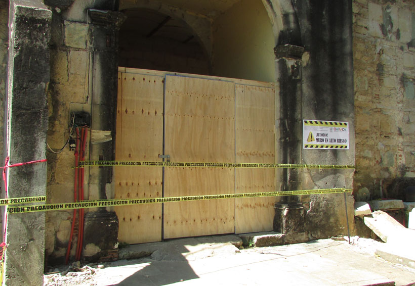Inicia el INAH en Oaxaca a intervenir templos afectados por sismos