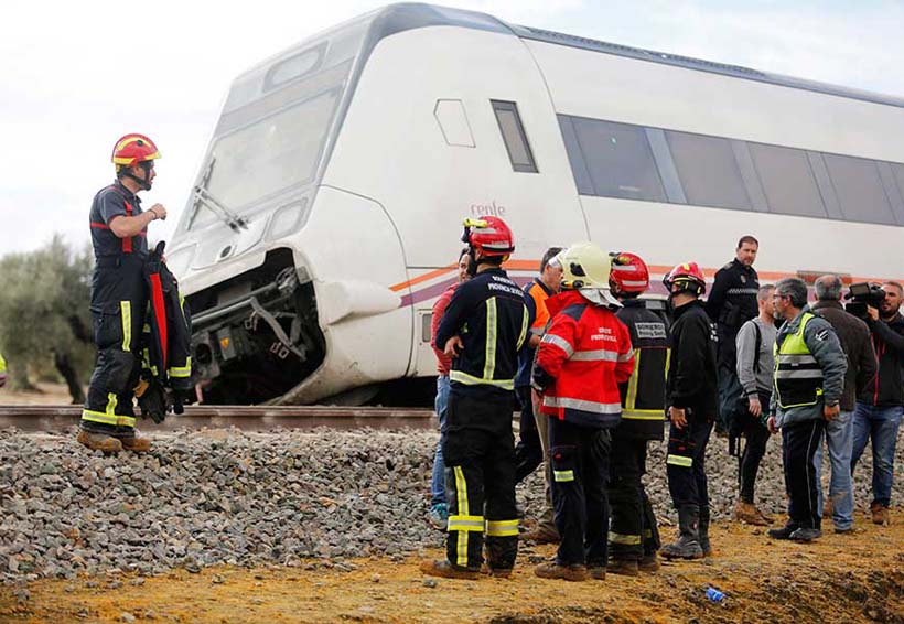 Accidente de tren deja 27 heridos en España | El Imparcial de Oaxaca