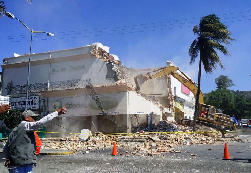 Demolición de inmueble en el Istmo provoca caos y afectaciones | El Imparcial de Oaxaca