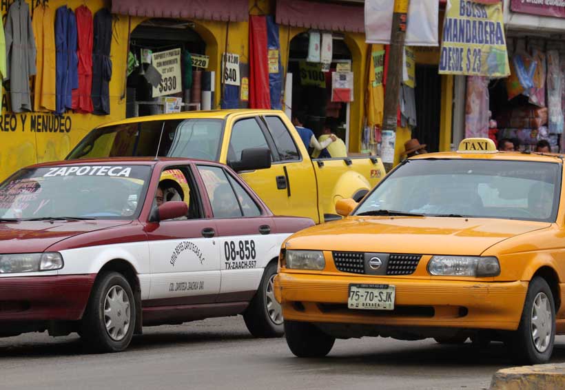 Incertidumbre entre taxistas de Oaxaca ante el aumento de la  delincuencia
