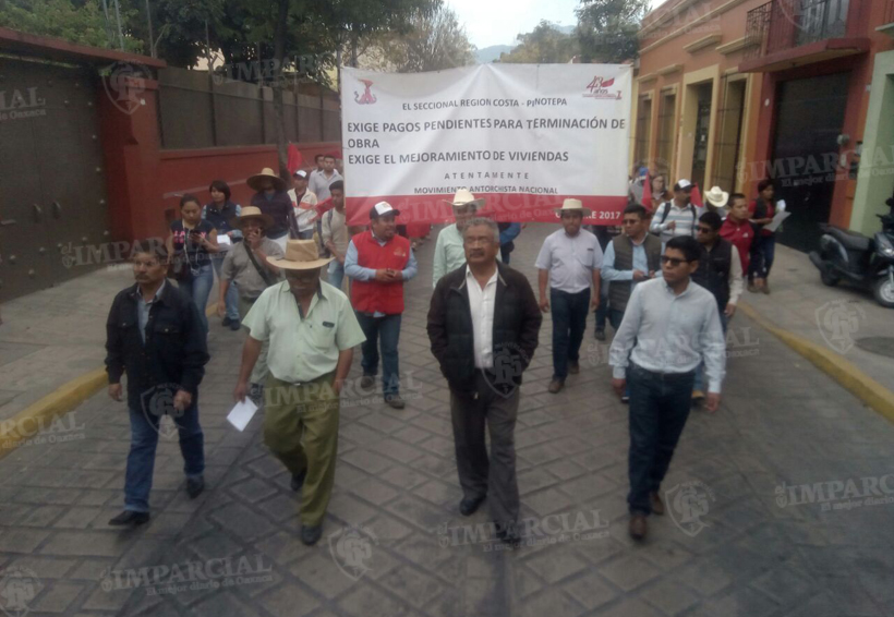 Marcha Antorcha Campesina al Zócalo de Oaxaca | El Imparcial de Oaxaca