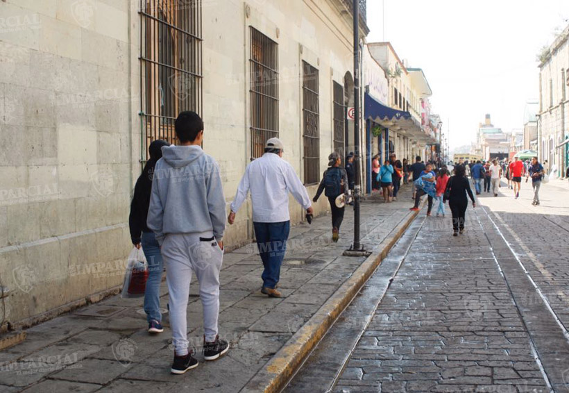 Retiran puestos ambulantes del centro histórico de Oaxaca