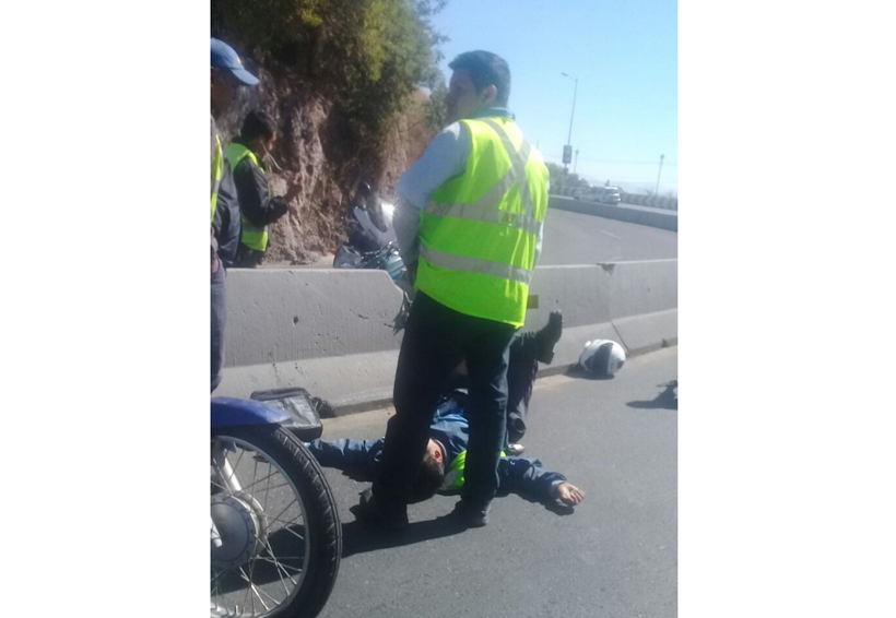 Derrapa motociclista a exceso de velocidad en El Fortín | El Imparcial de Oaxaca