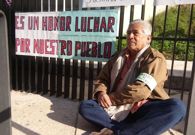 Expresidente de Juchitán se  instala en huelga de hambre