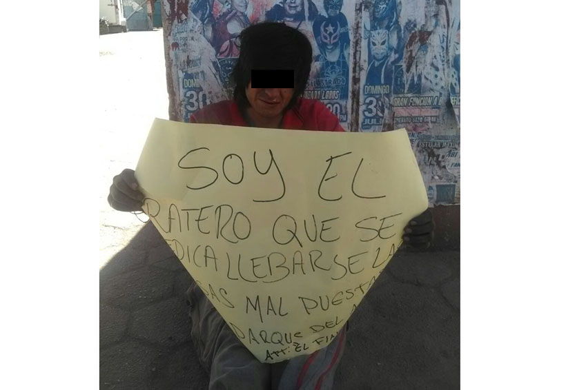 Exhiben a joven acusado de robar en el Parque del Amor | El Imparcial de Oaxaca