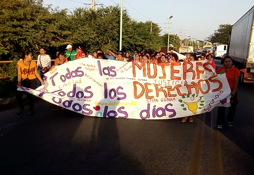 Mujeres marchan en Juchitán por el Día Naranja | El Imparcial de Oaxaca