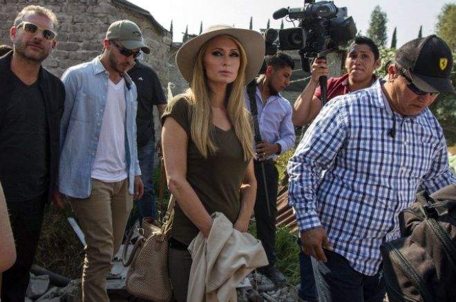 Paris Hilton visita a niños damnificados en Xochimilco | El Imparcial de Oaxaca