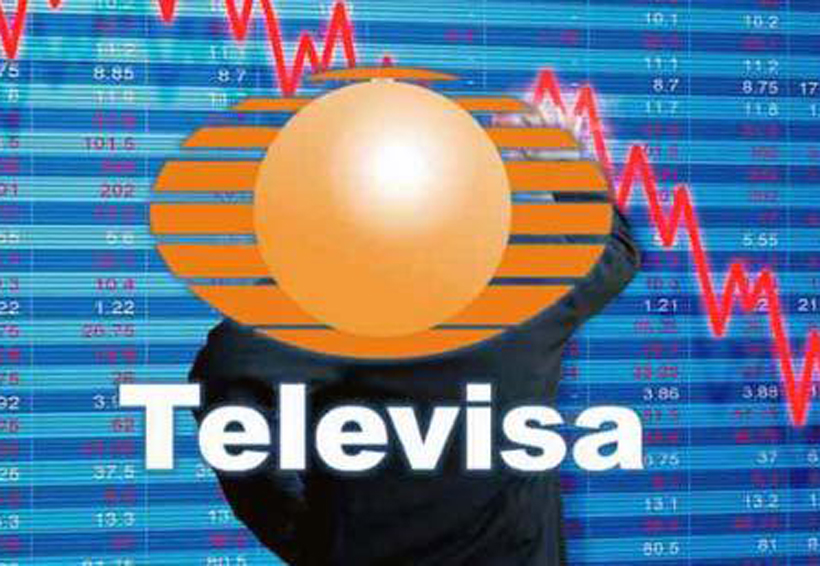 Televisa acumula cinco días consecutivos a la baja; sus títulos cayeron 3.8% | El Imparcial de Oaxaca