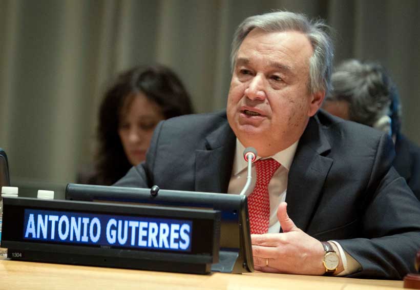 El Secretario General de la ONU emite una “alerta roja” para el 2018 | El Imparcial de Oaxaca