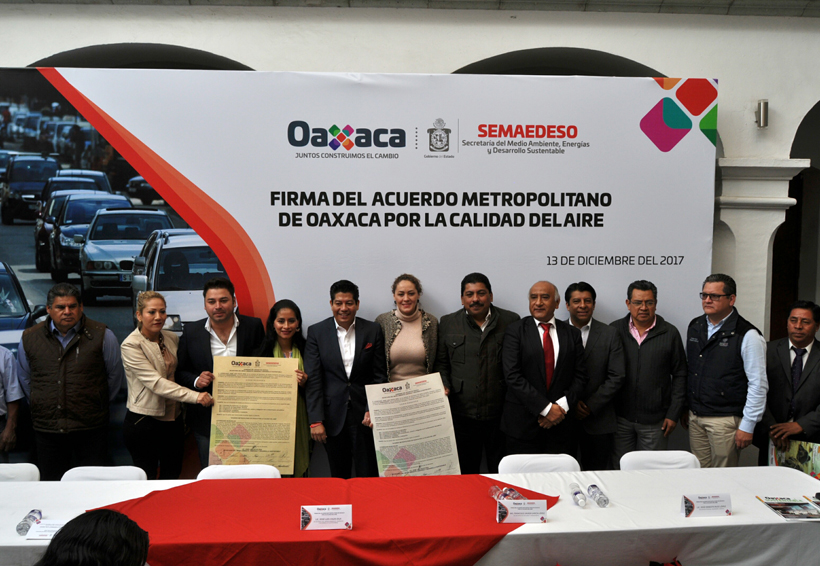 Signan acuerdo metropolitano por la calidad del aire | El Imparcial de Oaxaca