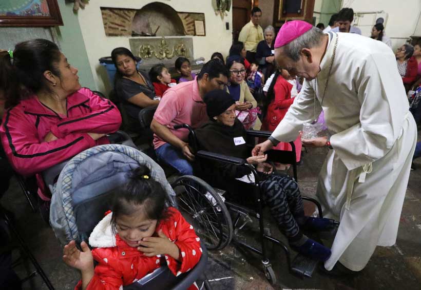 “La discapacidad más  grande es anidar en  el corazón la maldad”: arzobispo de Oaxaca