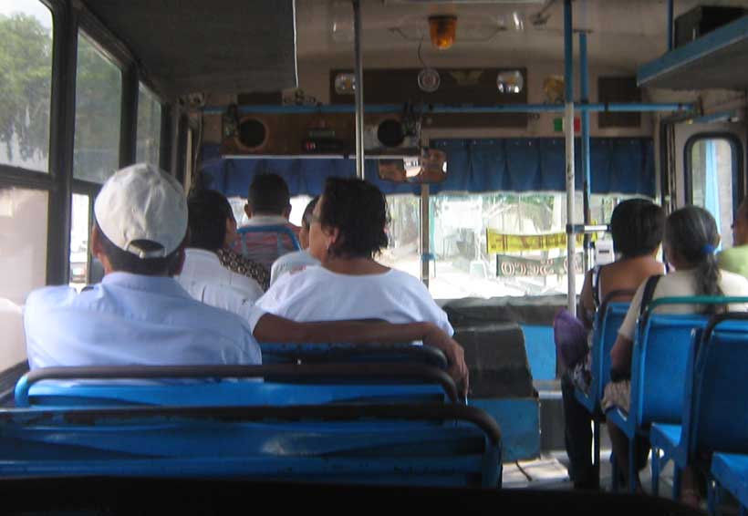 En aumento, los robos en el  transporte público de Salina Cruz, Oaxaca