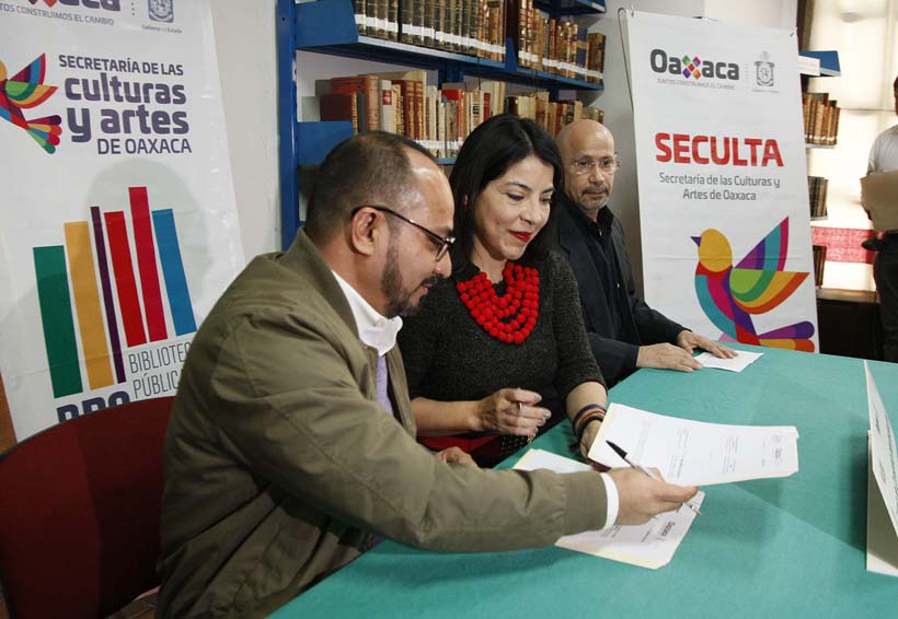 Llevan colecciones de la Biblioteca  Margarita Maza de Juárez al Archivo Histórico
