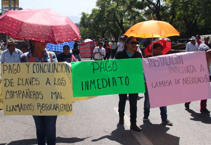 Logra la Sección 22 pago a regularizados en Oaxaca | El Imparcial de Oaxaca