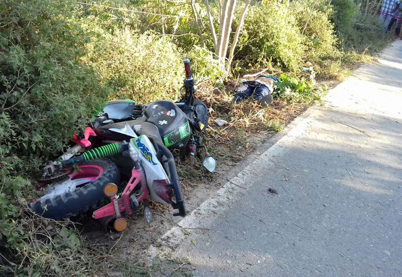 Muere motociclista en Pinotepa Nacional, Oaxaca