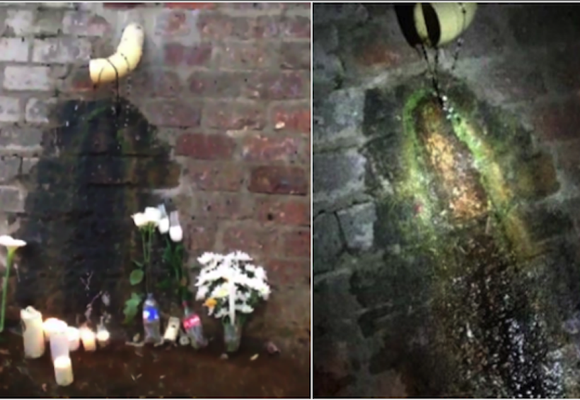 Veneran la ‘aparición’ de la Virgen de Guadalupe en un caño | El Imparcial de Oaxaca