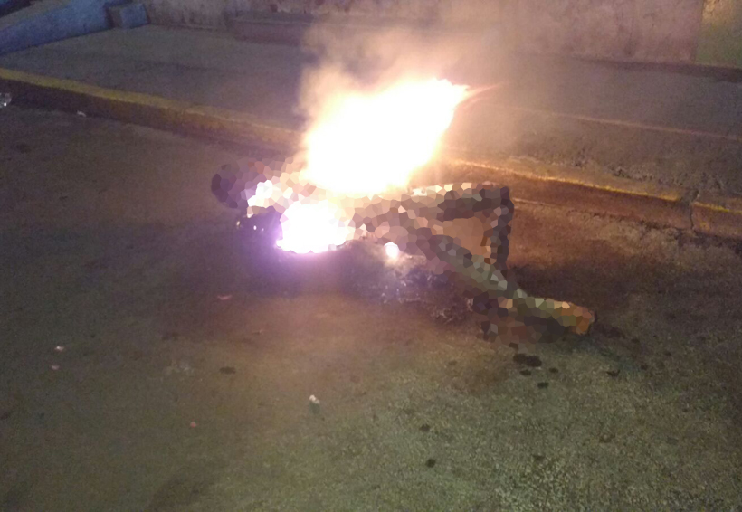 Prenden fuego a cuerpo descuartizado en la carretera | El Imparcial de Oaxaca
