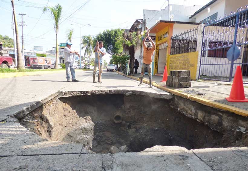 Seguirá el problema de socavones en Tuxtepec, Oaxaca | El Imparcial de Oaxaca