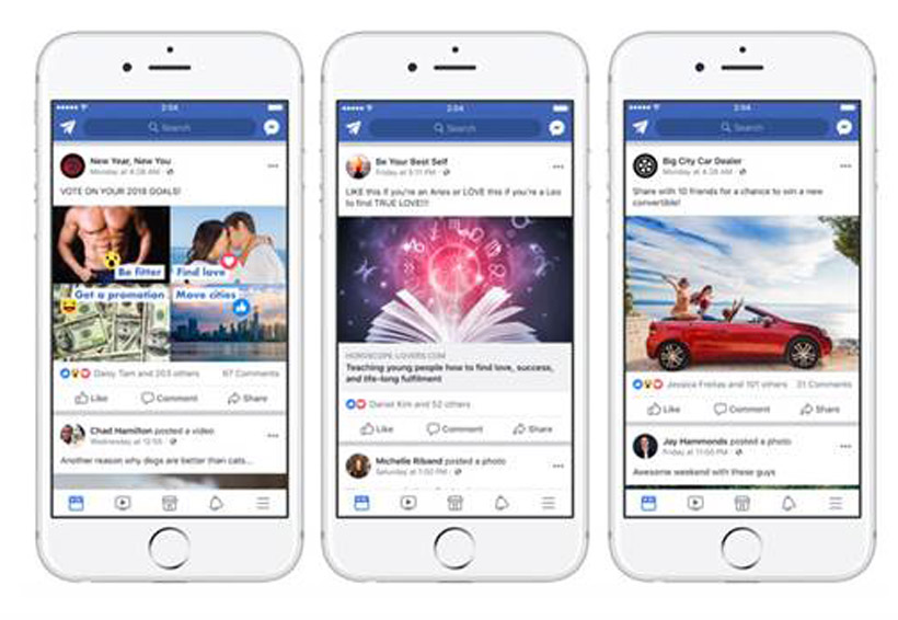 Publicaciones que pidan ‘Me gusta’ o ‘Compartir’ serán penalizadas por Facebook