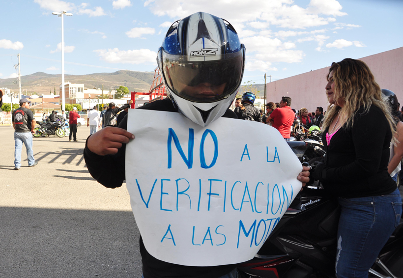 Rodada contra altas cuotas para regularizar motos en Oaxaca