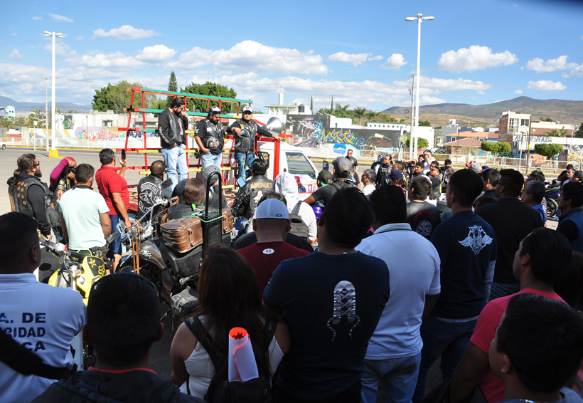 Rodada contra altas cuotas para regularizar motos en Oaxaca