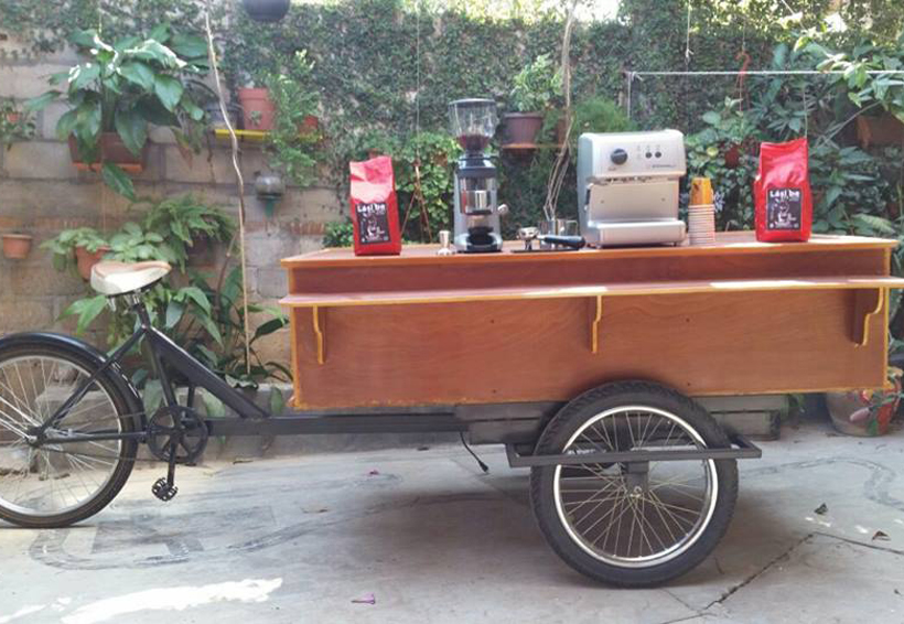 Bici café, ejemplo de autoempleo en Juchitán, Oaxaca