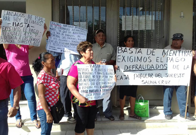Defraudados por Caja  Popular en el Istmo cierran Sevitra | El Imparcial de Oaxaca