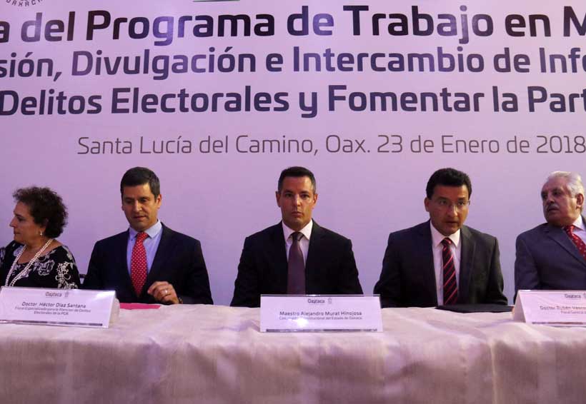 Firman convenio electoral gobierno de Oaxaca y Fepade | El Imparcial de Oaxaca