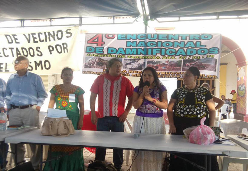 Realizan Encuentro  Nacional de Damnificados por los sismos | El Imparcial de Oaxaca