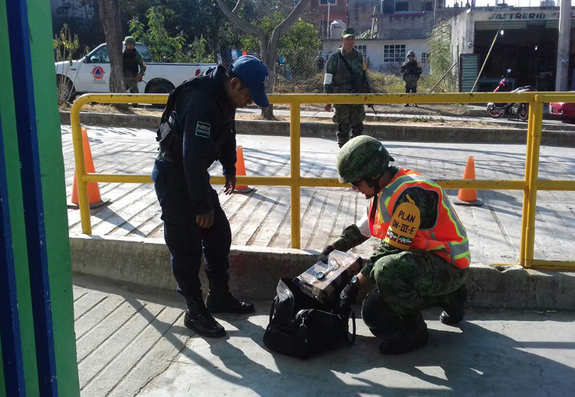 Realizan simulacro de bomba en  escuela de Santiago Juxtlahuaca, Oaxaca | El Imparcial de Oaxaca