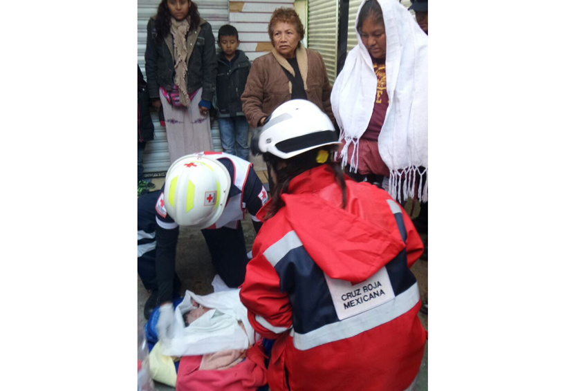 Mujer de a luz en Mercado de Abasto de Oaxaca