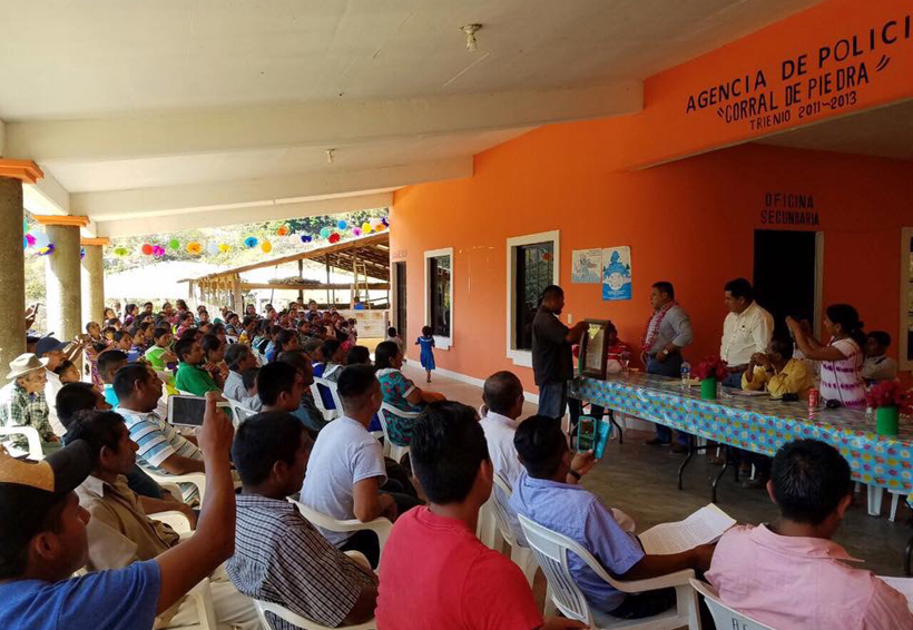 Elevan a Corral de  Piedra, Oaxaca al estatus de agencia municipal