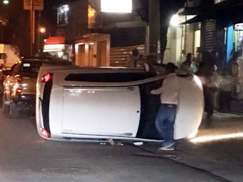 Se accidenta por exceso de velocidad en Huajuapan, Oaxaca | El Imparcial de Oaxaca