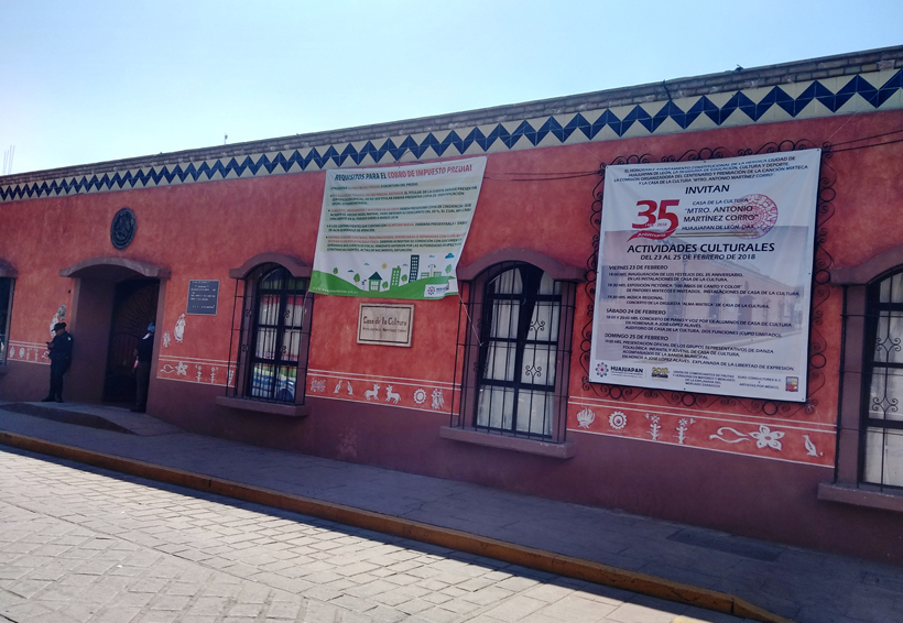 Celebra 35 años la Casa de la Cultura de Huajuapan