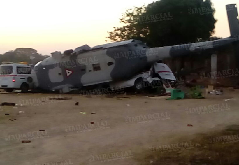 Al menos 14 muertos por desplome de helicóptero donde viajaban Murat y Navarrete en Jamiltepec, Oaxaca