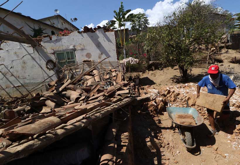 Más de 13 mil viviendas afectadas por sismo del 16-F en Oaxaca | El Imparcial de Oaxaca