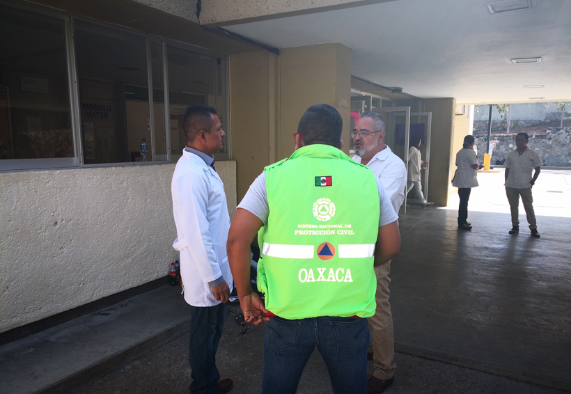 Agilizan plan de Protección  Civil en el hospital de Pochutla, Oaxaca